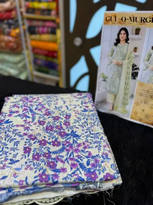 Pakistani Inspired Unstitched Dress